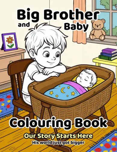 Our Story Starts Here Big Brother & Baby Edition cover
