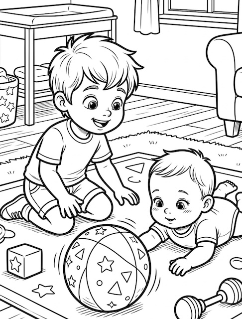 Sample page from Big Brother & Baby Edition