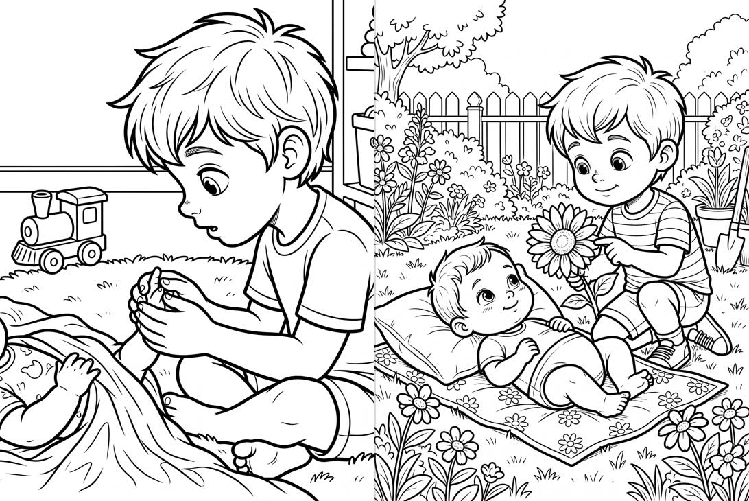 🌱 Tiny Fingers & First Garden Visit