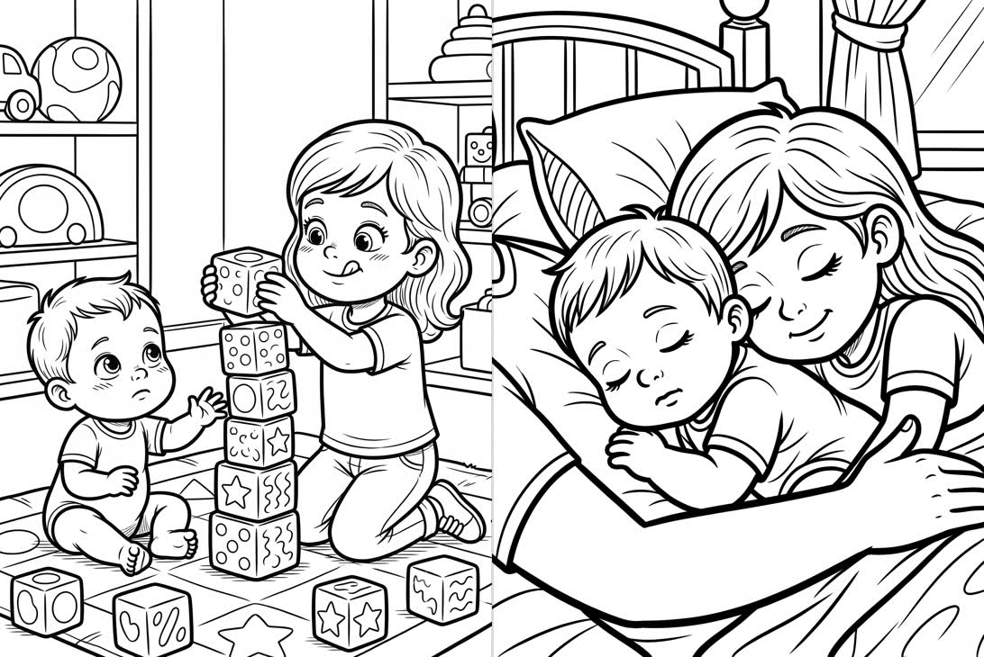 🧱 Block Tower & Cozy Cuddles